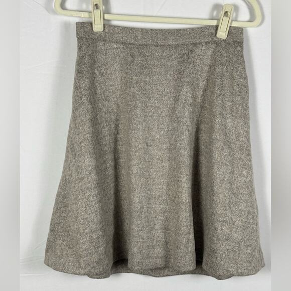 Banana Republic Dresses & Skirts - Banana Republic Skirt Heathered Fit & Flare Wool Brown  Size 2